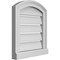 Ekena Millwork Arch Top Surface Mount PVC Gable Vent w/ 2"W x 2"P Brickmould Sill Frame, 16"W x 16"H GVPAR16X1603SN - alternate 3